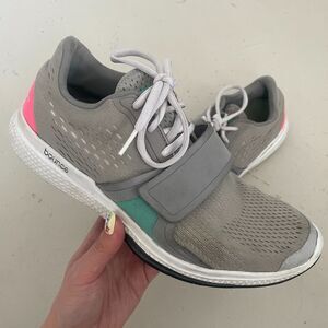 Adidas Stella McCartney Bounce Sneakers Low Top Shoes Gray White Size 8